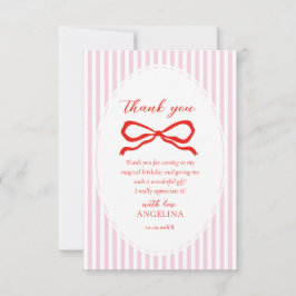 Tarjetas de agradecimiento Cumpleaños del bebé.