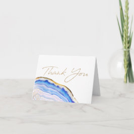 Tarjetas de agradecimiento de Ágata Azul
