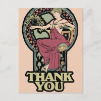 Tarjetas de agradecimiento de Alphonse Mucha