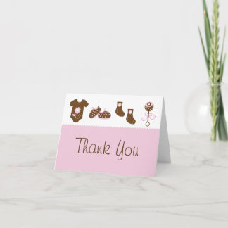 Tarjetas de agradecimiento de Baby Shower