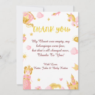 Tarjetas de agradecimiento de Baby Shower