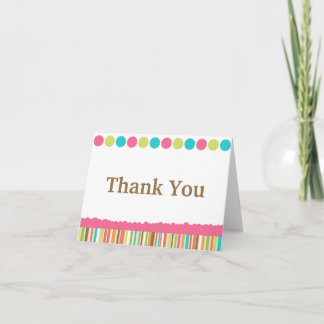 Tarjetas de agradecimiento de Baby Shower