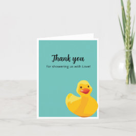 Tarjetas de agradecimiento de Baby Shower de Duck