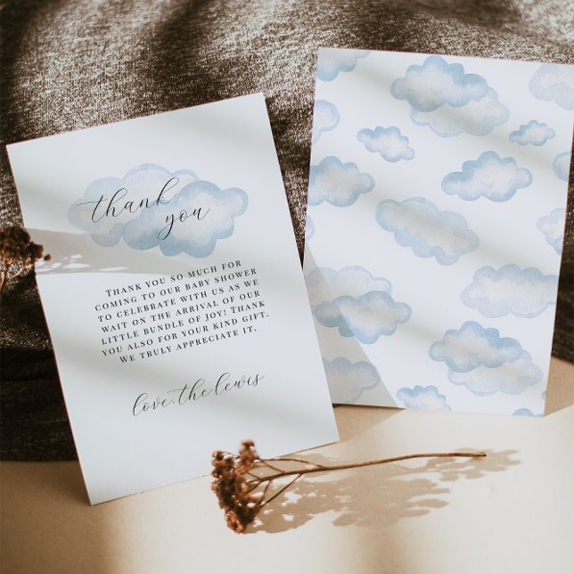 Tarjetas de agradecimiento de Baby Shower de la nu (Subido por el creador)