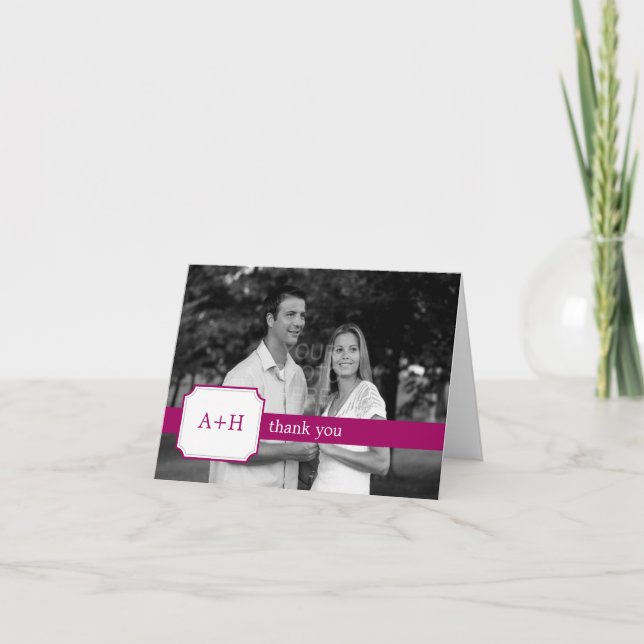 Tarjetas de agradecimiento de banda moderna (Fuchs (Anverso)