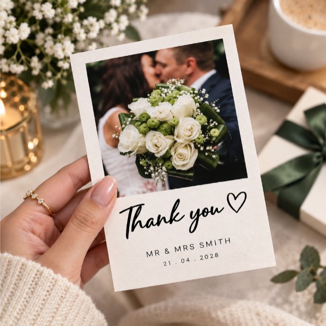 Tarjetas de agradecimiento de boda (Subido por el creador)