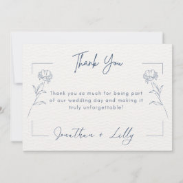 Tarjetas de agradecimiento de boda