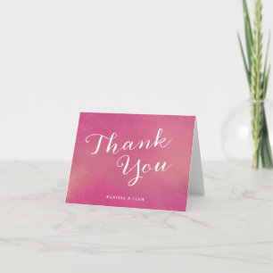 Tarjetas de agradecimiento de boda de Amor Puro /