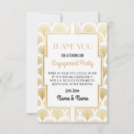 Tarjetas de agradecimiento de boda de compromiso d