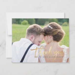 Tarjetas de agradecimiento de boda de PixDezine Fa