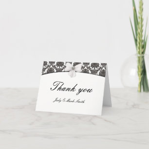 Tarjetas de agradecimiento de boda Elegancia Damas