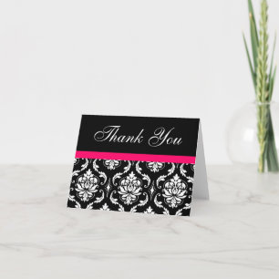 Tarjetas de agradecimiento de boda elegantes en ro