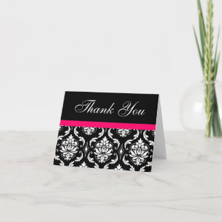 Tarjetas de agradecimiento de boda elegantes en ro