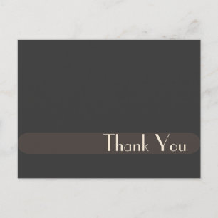 Tarjetas de agradecimiento de boda, lisas