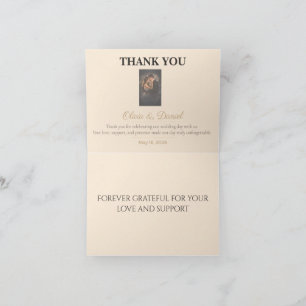 Tarjetas de agradecimiento de boda   Notas de grat