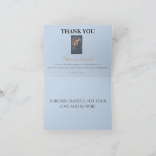 Tarjetas de agradecimiento de boda   Notas de grat