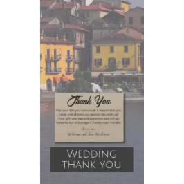 Tarjetas de agradecimiento de boda para invitados