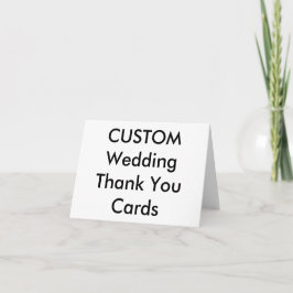 Tarjetas de agradecimiento de boda personalizadas 