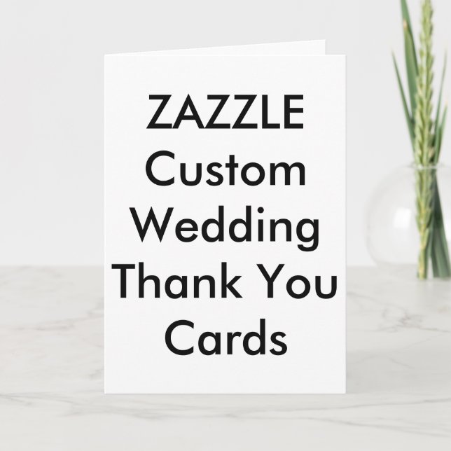 Tarjetas de agradecimiento de boda personalizadas  (Anverso)