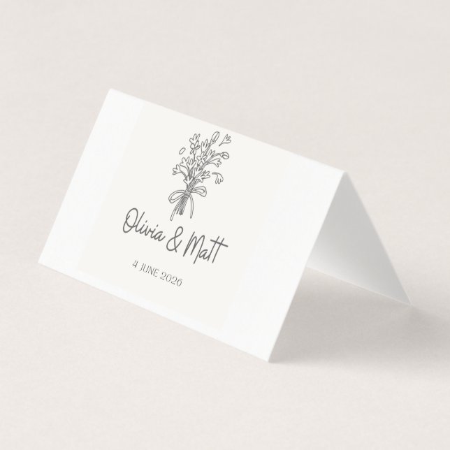 Tarjetas de agradecimiento de boda Trendup Elegant (Anverso)