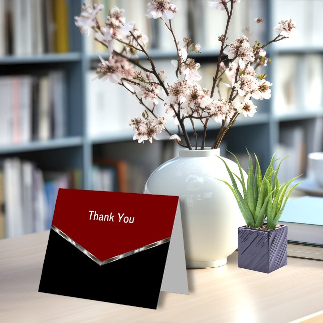 Tarjetas de agradecimiento de Classy Business Prof (Subido por el creador)