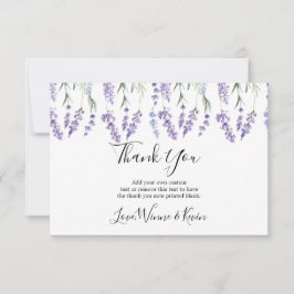 Tarjetas de agradecimiento de Country Lavender