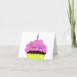 Tarjetas de agradecimiento de cumpleaños con paste