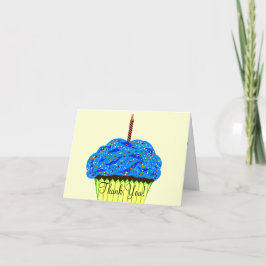 Tarjetas de agradecimiento de cumpleaños con paste