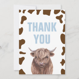 Tarjetas de agradecimiento de cumpleaños de vaca m