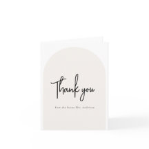 Tarjetas de agradecimiento de Despedida de Soltera