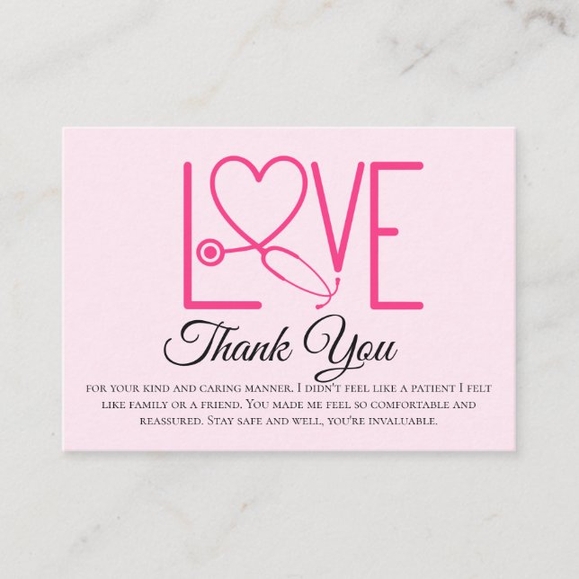 Tarjetas de agradecimiento de enfermera - Múltiple (Anverso)
