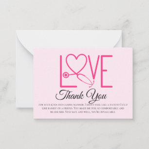 Tarjetas de agradecimiento de enfermera - Múltiple