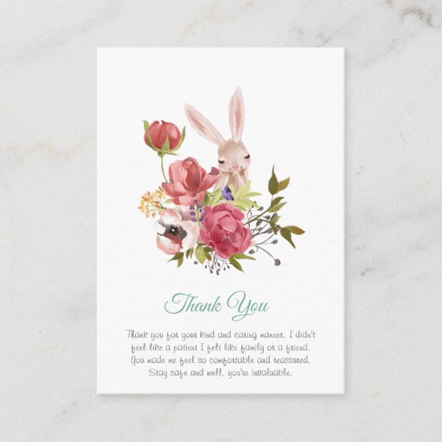 Tarjetas de agradecimiento de enfermera - Múltiple (Anverso)