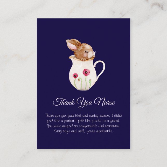 Tarjetas de agradecimiento de enfermera - Múltiple (Anverso)