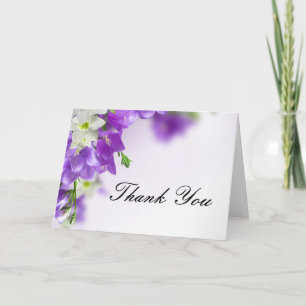 Tarjetas de agradecimiento de flores