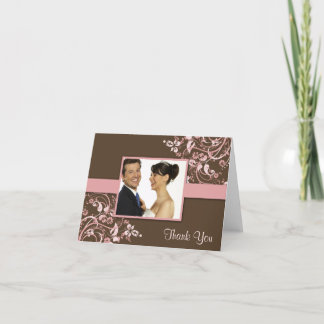 Tarjetas de agradecimiento de fotos de boda