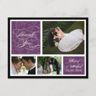 Tarjetas de agradecimiento de fotos DIY Color/Dama