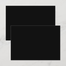 Tarjetas de agradecimiento de fotos negras de lujo
