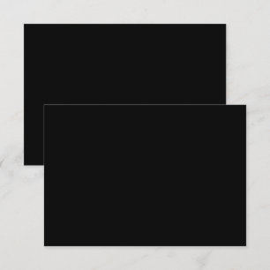 Tarjetas de agradecimiento de fotos negras de lujo