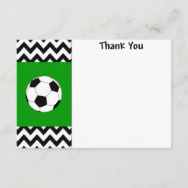 Tarjetas de agradecimiento de fútbol