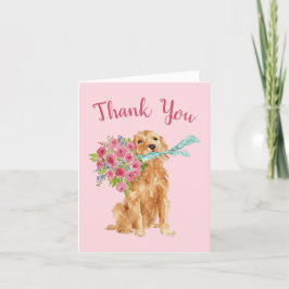 Tarjetas de agradecimiento de Golden Retriever