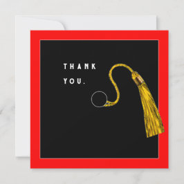 Tarjetas de agradecimiento de graduación