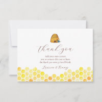 Tarjetas de agradecimiento de Honey Bee