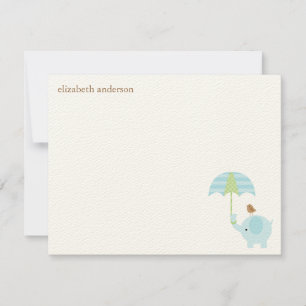 Tarjetas de agradecimiento de la tarjeta Baby Show