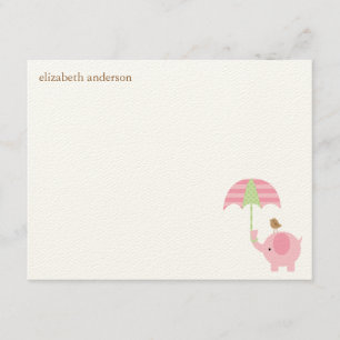 Tarjetas de agradecimiento de la tarjeta Baby Show