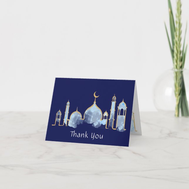 Tarjetas de agradecimiento de Las mil y una noches (Anverso)