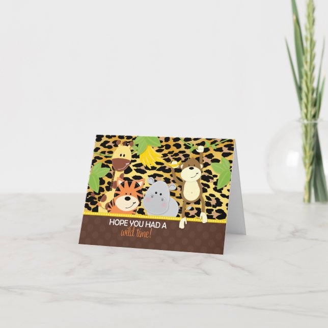 Tarjetas de agradecimiento de los amigos de Leopar (Anverso)