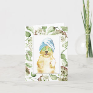 Tarjetas de agradecimiento de mascotas adorables c