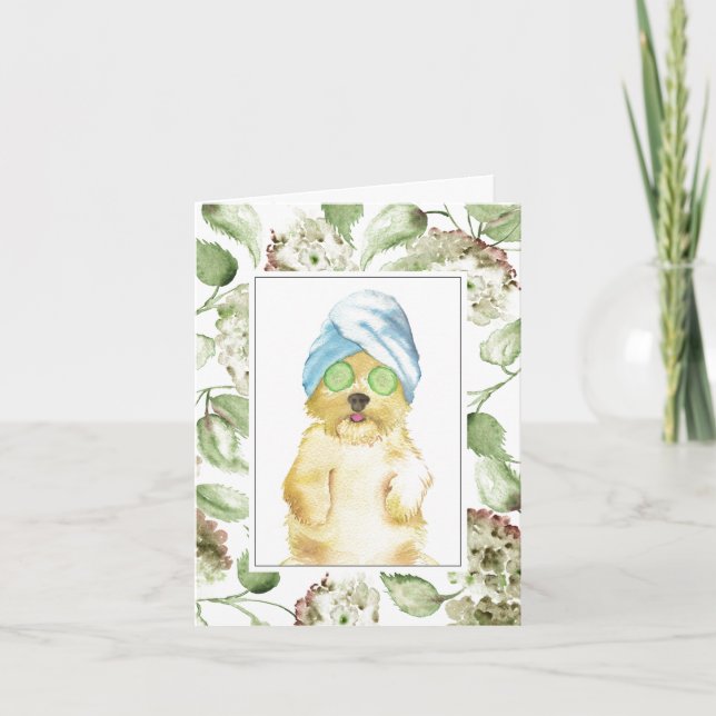 Tarjetas de agradecimiento de mascotas adorables c (Anverso)