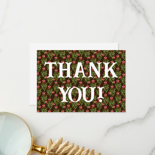 Tarjetas de agradecimiento de Navidad (Anverso/Reverso In Situ)